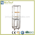 Brakes catering equipment 610*468*1730 mm stainless steel kitchen service trolley